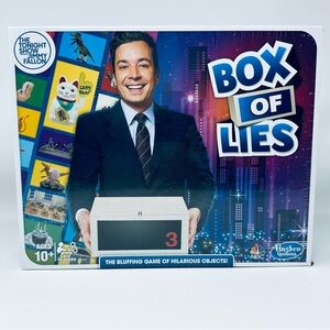 Box of Lies: Bluffing Game of Hilarious Objects Jimmy Fallon Tonight Show Sealed